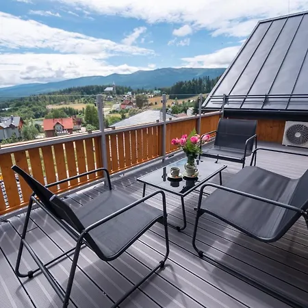 Apartmán W Naturze - Apartament Dla Aktywnych Premium Taras 20M2 Widok Na Karkonosze Blisko Szlakow I Stoku Dolina Szczescia *